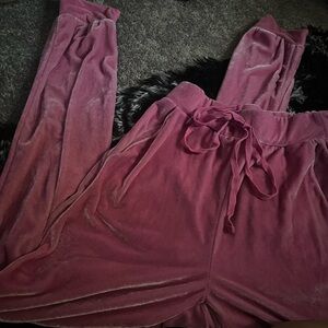 Pink silk set i’ll be posting the top which is a cropped jacket later.